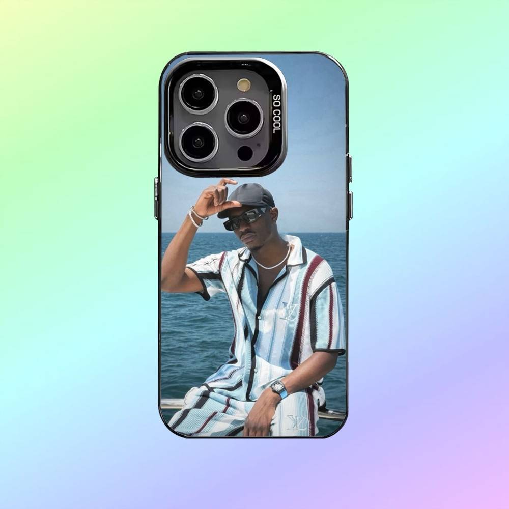 Rapper N-Ninho NI Phone Case For iPhone17,16,15,14,13,12,11 Plus,Pro Max Colorful Silver Back Phone Case