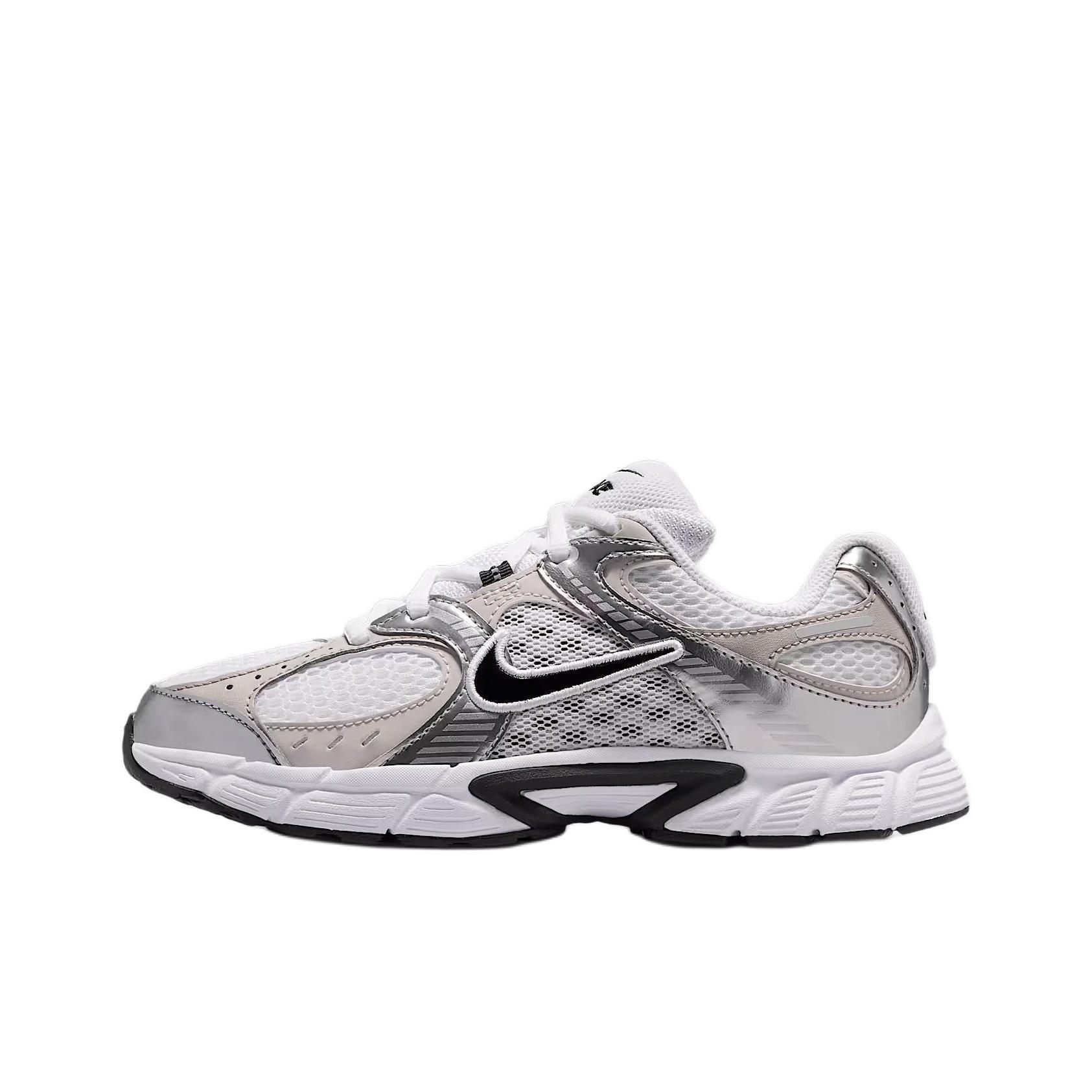 

Nike V5 RNR GS White Vast Grey Kids Sneakers College-Grey Black HQ6411-100 37.5