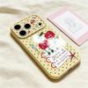 Red cherry is suitable for iPhone17/17Pro mobile phone case, anti-drop Apple 16/15 protective case 14 new models.