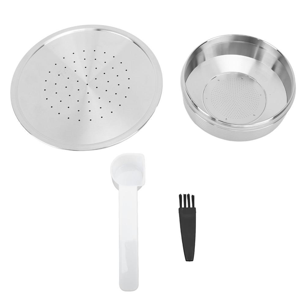 Stainless Steel Material Reusable Coffee Pods Detachable Structure Easy Clean Feature Stainless Steel Coffee Pods