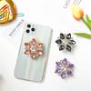 Gemstone Diamond Mobile Phone Holder, Ring, Lazy Anti-Drop Rhinestone Ring Holder, Finger Buckle Ring, Trendy Women'S Model.
