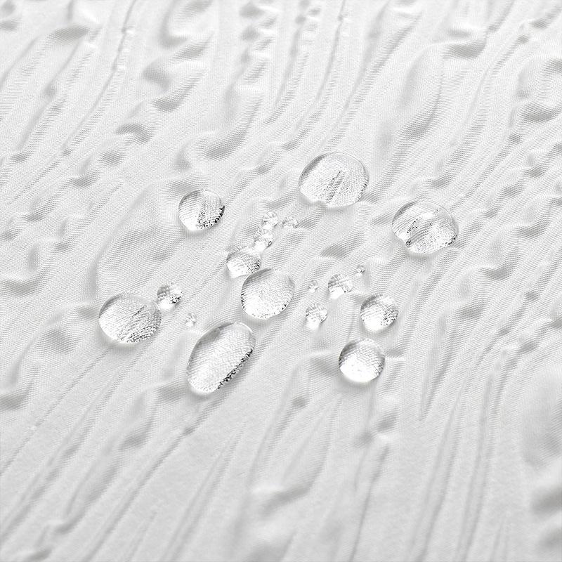 Wodoodporny do łazienki Bez wiercenia Partycja Zestaw zasłon prysznicowych Zasłony prysznicowe Odporny na pleśń Zasłona prysznicowa z 12 haczykami