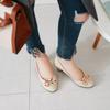 With Medium Heels Round Toe Chunky Bow Woman Pumps Square Shoes for Women Block Heel On Sale Genuine Mark Casual Slip Beau Today