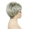 New Fashionable Fluffy Wig with Slanted bangs Wig Headset