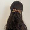 Luxury Leopard Print Bow Hair Tie: High-End Autumn/Winter Fashion Accessory