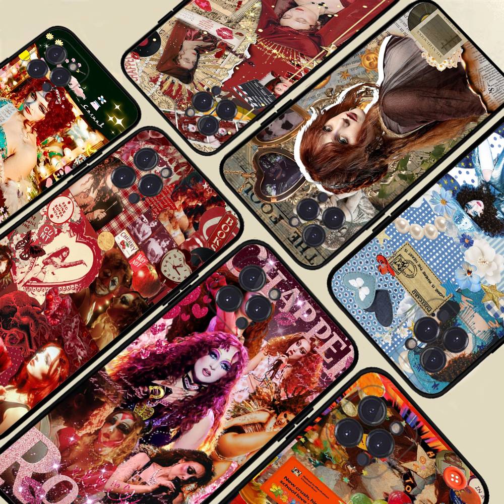 Popular Singer C-Chappell R-Roan Phone Case For IPhone 17 Air 16 15 14 Plus 13 12 Mini 11 Pro Max Black Cover