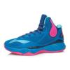 Li Ning Phantom Support High-Top Basketball Shoes Unisex Sneaker Blue Red ABAL003-4