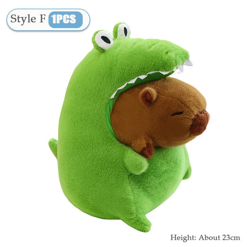 8 Styles Cute Capybara Peripheral Plush Doll Capibara Plush Doll Giant Kawaii Stuffed Animal Doll Children Birthday Gifts Toys