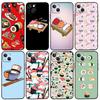 Kawaii Sushi Crowd Phone Case For Samsung Galaxy S24 Ultra S20 S21 S22 S23 S25 Plus S9 S10 S24 S25 FE Cover
