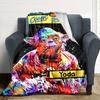 Star Wars Blanket Ultra-Soft Great for Seaside Sofa Chair Four Seasons Multipurpose Playful Design Ideal Gift for Friends Family Couples Picnic