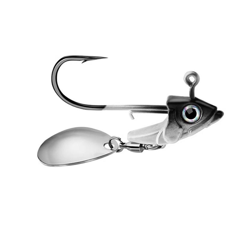 High-Performance Lead Jig Head Crank Hooks for Soft Worm Wobbler Lure Fishing - 7g to 15g - for Catching More Fish