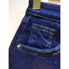 European Station Spring Clothing New Splicing Plaid Lace Skirt High Waist Elastic Denim Skirt Short Skirt