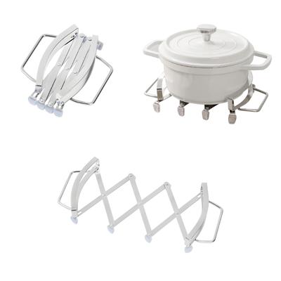 Extendable Kitchen Trivet Heat Resistant And Oxidation Proof Including Comfortable Handle