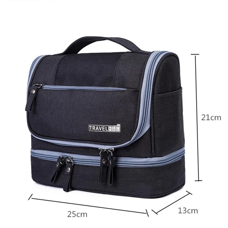 Men Necessaries Hanging Make Up Bag Oxford Travel Organizer Cosmetic Bags Women Necessaries Make Up Case Wash Toiletry Bag