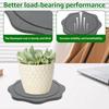 2Pcs Plastic Plant Saucer Reusable Flower Pot Drainage Trays Fast Drying Cup Absorbent Trays Indoor Outdoor Home Garden Supplies