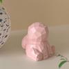 Non-Stick 3D Rabbit Mold DIY Crafts Plaster Cement Mold Easter Bunny Silicone Mold  Offices Decor