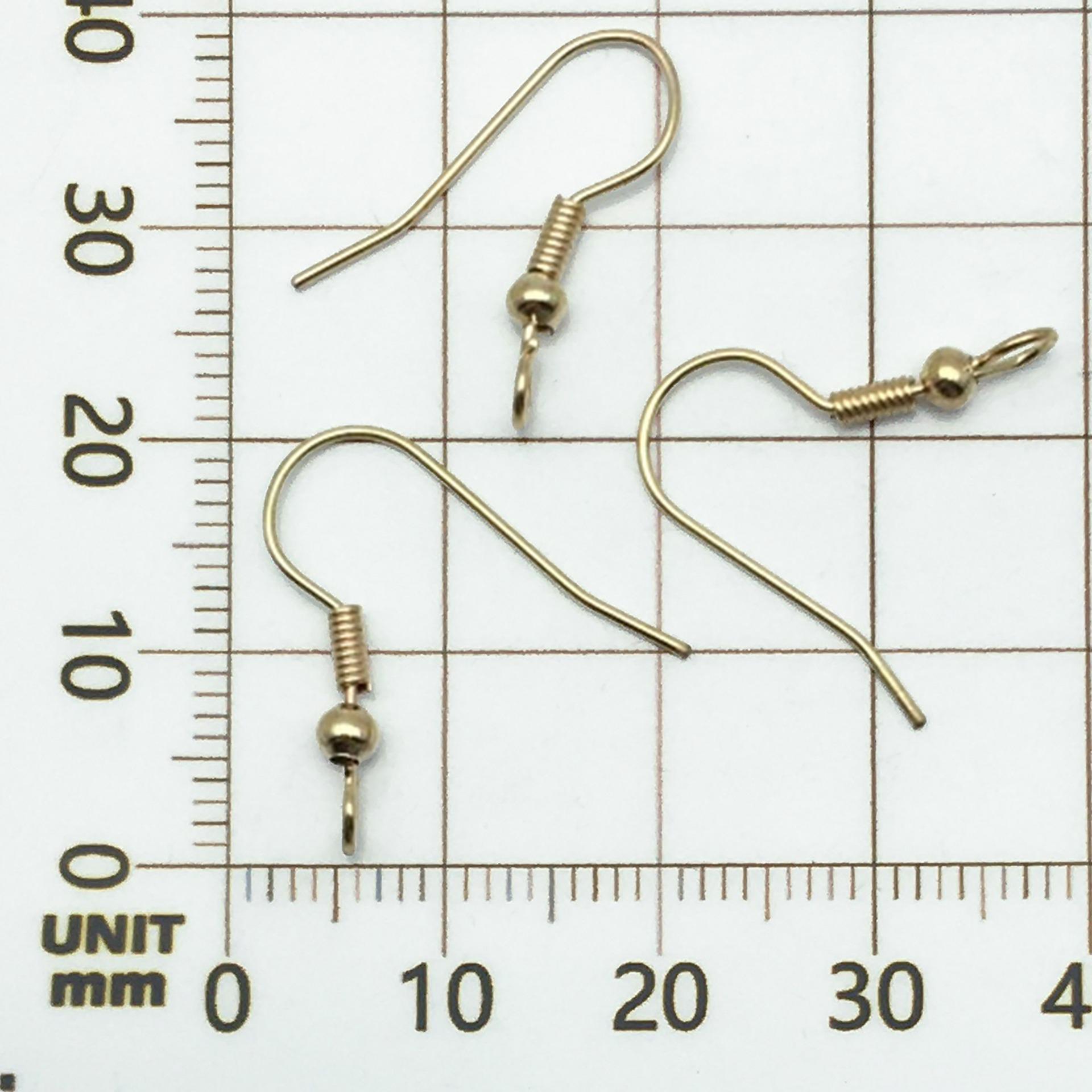 Комплект украшений для сережек-крючков ручной работы из серебра 925 пробы