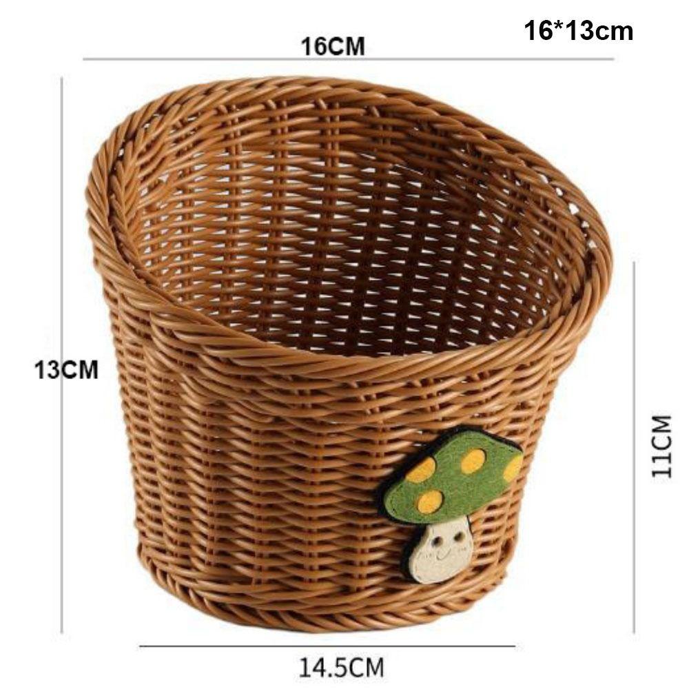 Household Imitation Rattan Wicker Basket  Restaurant Serving Tabletop Display