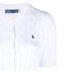Polo Ralph Lauren Ss23 Logo Embroidered Cable Knit Long Sleeve Sweater Women sweater White 211906814-001