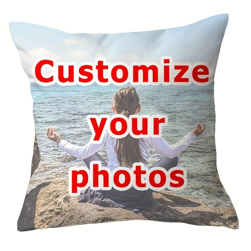 1pc Parrot and Flower Watercolor Double sided Printed Pillow Sofa Cover - Peach Fleece Pillowcase 45_ 45cm