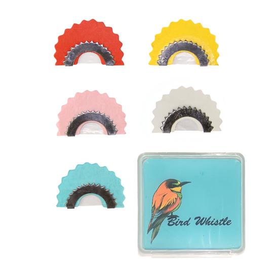 5Pcs Bird Whistle Set Metal Bird Call Imitator with Realistic Chirping Sounds Bird Attracting Chirping Toy for Bird Watching Parties