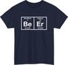 Funny Periodic Table TShirt Chemistry Symbols Be Er Science Meme Unisex Tee