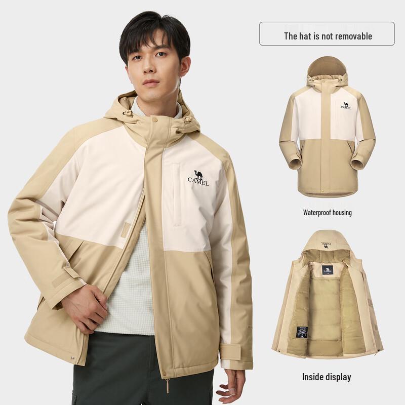 CAMEL Men s Padded 3-in-1 Ski Jacket