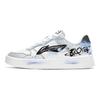 Li Ning Blue Scarp, Box Cushioning Low top Skateboard Shoes Men's White Blue AGCS419-1(TeamM--BOX)