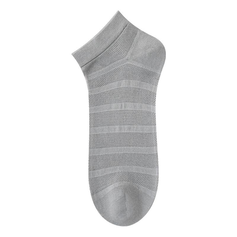 Men's Summer Ultra Thin Breathable Mesh 7A Antibacterial and Deodorizing Short Socks