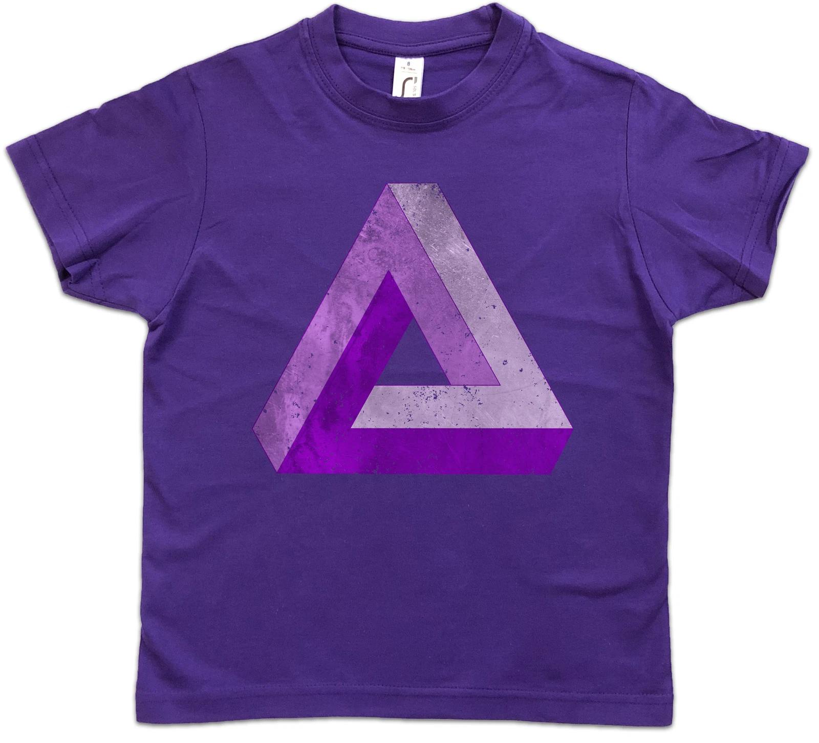 PENROSE LOGO SIGN V Kids Boys T-Shirt Big Triangle Bang TBBT Theory Geek Nerd 130