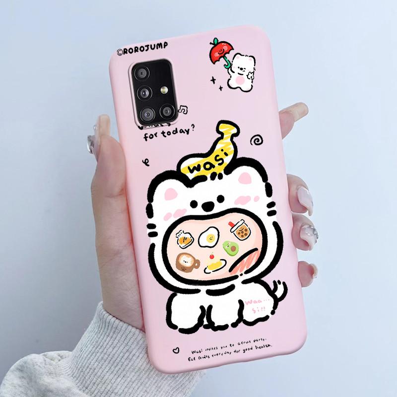 For Samsung Galaxy A51 A71 5G Phone Case Butterfly Girl Soft Silicone TPU Back Housing SM-A516B A516N A516V A716V A716U Covers
