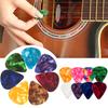 30pcs Celluloid Guitar Pick ABS Plectrums for Acoustic Electric Bass Ukulele String Instrument Music Performance Accessories XJM