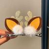 Cute Christmas Deer Antler Hair Clips