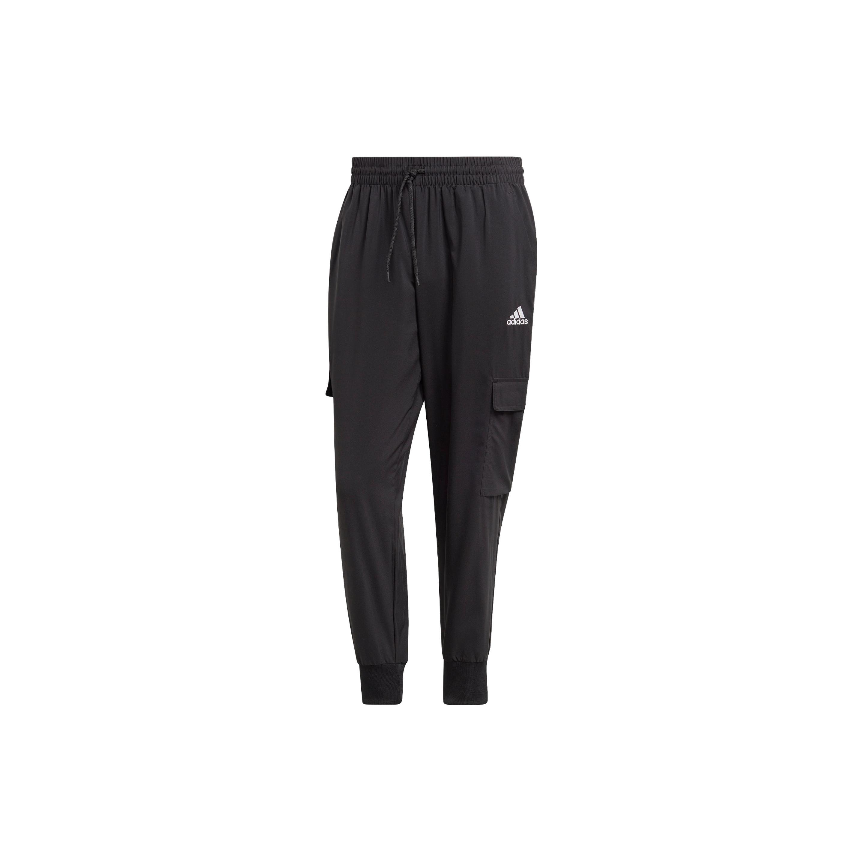 

New Adidas Essential Knitted Sweatpants Men Black HA4348 M