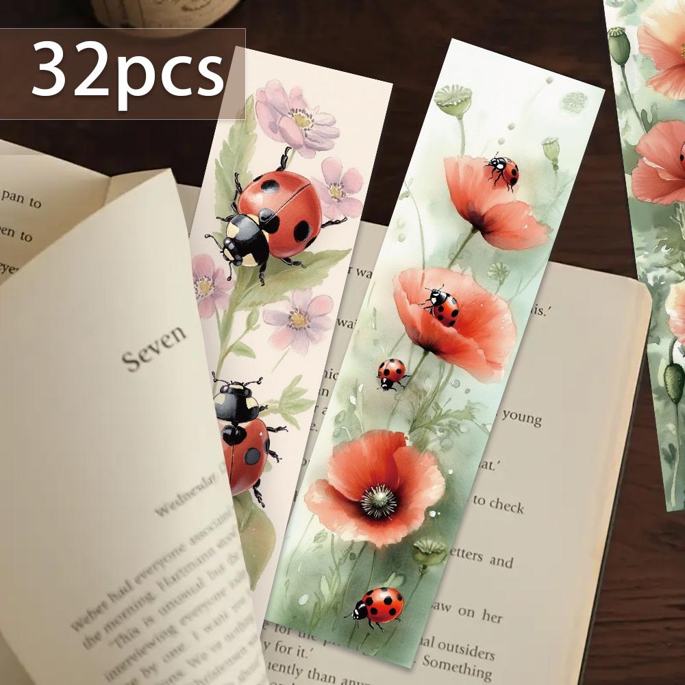 32 Stück, interessante Lesezeichen, geeignet für die Schulanfangszeit, Weihnachten, Halloween, Lehrer, Leser, Geburtstage.
