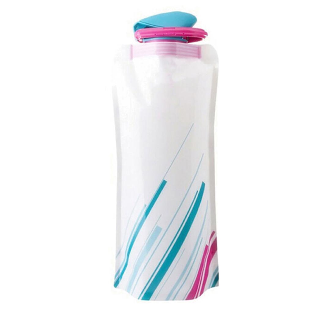 

Portable Sport Camping Water Bag Reusable 700mL Outdoor Soft Water Pocket
