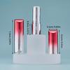 Glänzende metallische Lippenbalsam-Behälter – Leere Lippenstift-Tuben mit Gradient-Roségold-Silber-Finish, nachfüllbare Kosmetikverpackung