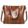 [7-livehouse] Women's Tote Bag, Large Capacity PU Leather Shoulder Bag, Fits A4 Size, 2-Way Shoulder Strap, Inner Pocket, Crossbody Bag, Popular for