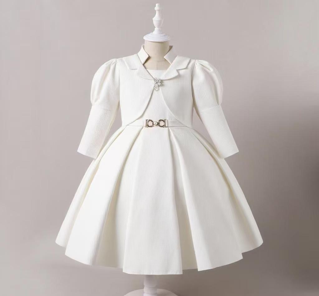 Children's All-Season Wedding Princess Dress Set - Two-Piece Formal Wear