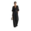 2026 Elegant V-Neck High-Waist Wide-Leg Jumpsuit Women Slimming Fit Casual Office Wear