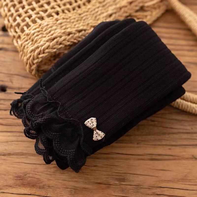 

Зимние детские теплые колготки для девочек на бархатной подкладке детские чулки флисовые леггинсы 2-15 лет XXL чёрный