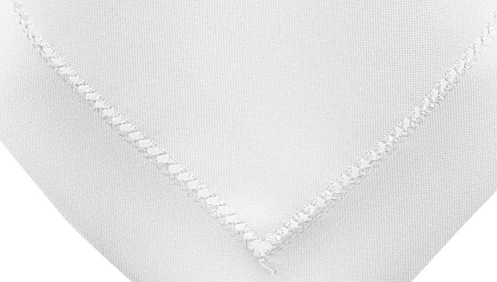 Tablecloth with Hemstitch White 140x220 Elegant