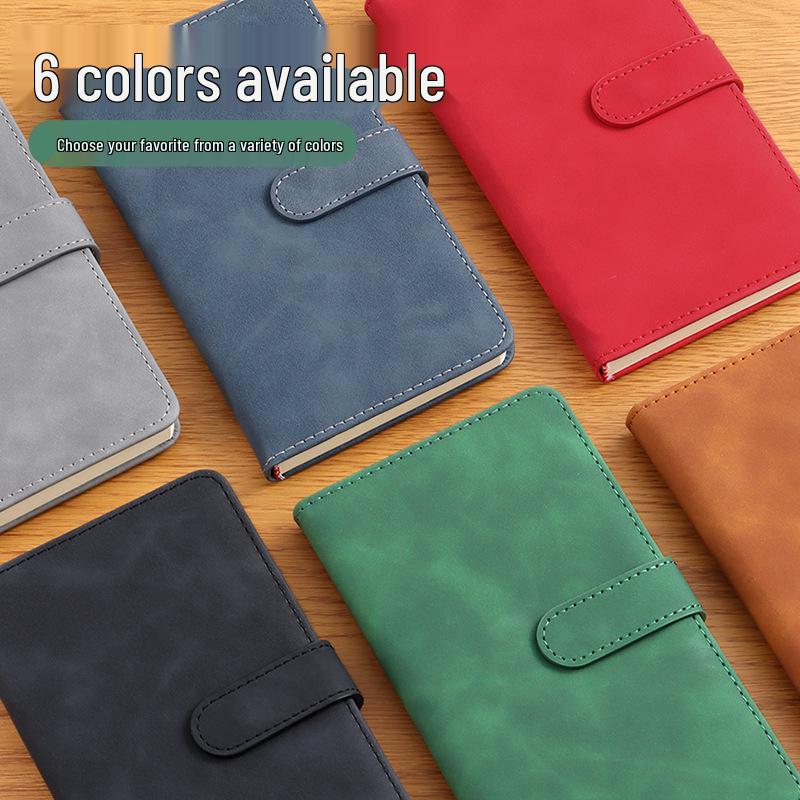 Custom Portable A6 PU Leather Notebook with Logo Printing – Thick, High-Value, Compact Design