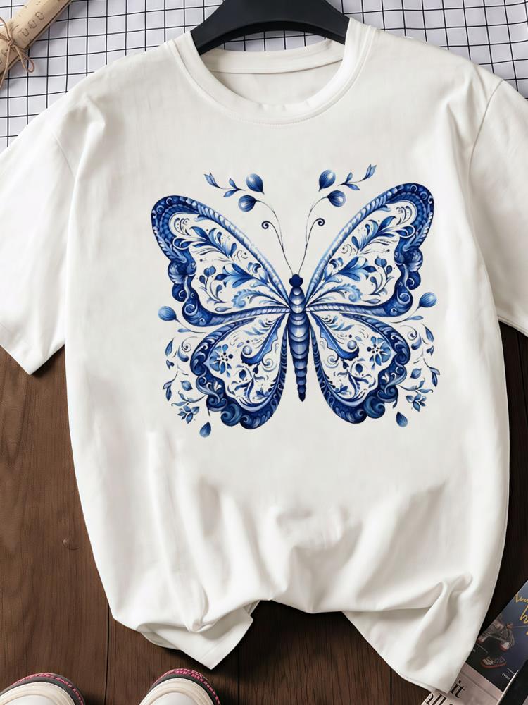 

(Азиатский размер) Футболки с принтом, с круглым вырезом и коротким рукавом, трендовый стиль, с цветами, милые, модные, женские, повседневные, женский топ, футболка, одежда, графическая футболка S