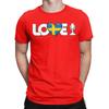 Love Sweden Eurovision Song Contest T-Shirts for Men  Fashion Cotton Tee Shirt O Neck Short Sleeve T Shirts Graphic Printed Tops