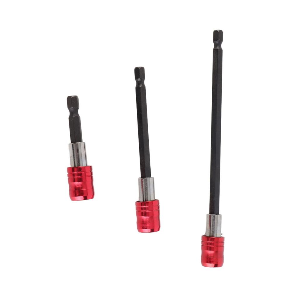 60100150mm 6.35mm Šestihranná Stopka Prodlužovací Držák Bitů Šroubováku (Červené)
