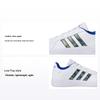 Neo Grand Court Kids Comfortable Durable Low-Top Sneakers Kids Sneakers White Green Blue GV6796