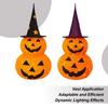 Halloween Pumpkin LED Lamp Outdoor Decoration Horror Home Garden Courtyard Tombstone Decoration Haunted Props(Without Batteries)