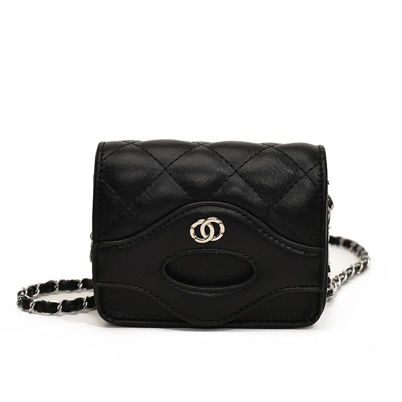 Mini Kids Contemporary Bag With Stylish Chain And Soft Lining Polyester