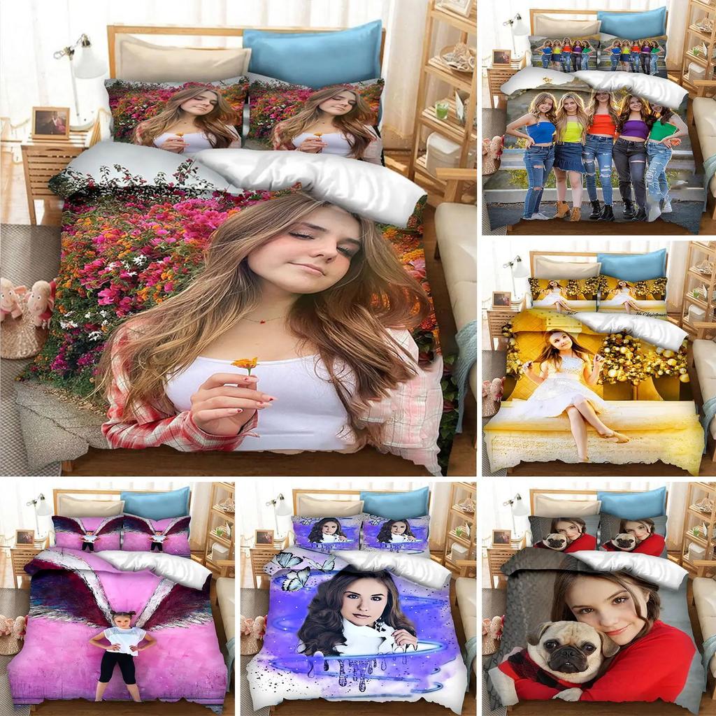 3D Printed Piper Rockelle Bedding Set Duvet Cover Bedroom Comforter Single Twin King Size Quilt Cover Home Textile 23Pcs